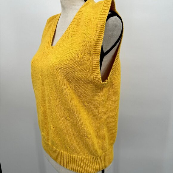 vintage gering up sweater knit vest - Picture 3 of 7
